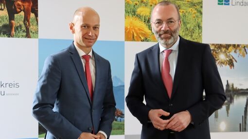 Besuch von Manfred Weber, Partei- und Fraktionsvorsitzender der Europäischen Volkspartei Besuch von Manfred Weber, Partei- und Fraktionsvorsitzender der Europäischen Volkspartei