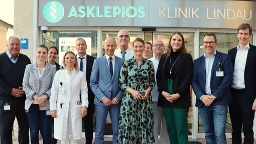 Besuch von Gesundheitsministerin Judith Gerlach an der Asklepios Klinik Besuch von Gesundheitsministerin Judith Gerlach an der Asklepios Klinik